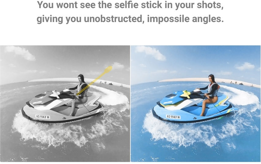 Insta360 Selfie Stick 114cm / 70cm for X4, GO 3S, Ace Pro, Ace, GO 3, X3, ONE RS 1-Inch 360 Edition, ONE RS (Twin/4K), GO 2, ONE X2, ONE R, ONE X