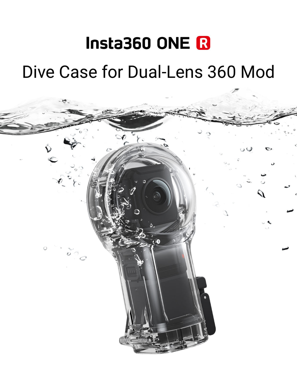 Insta360 One RS/R Dive Case - For 360 Lens Dive Case Only