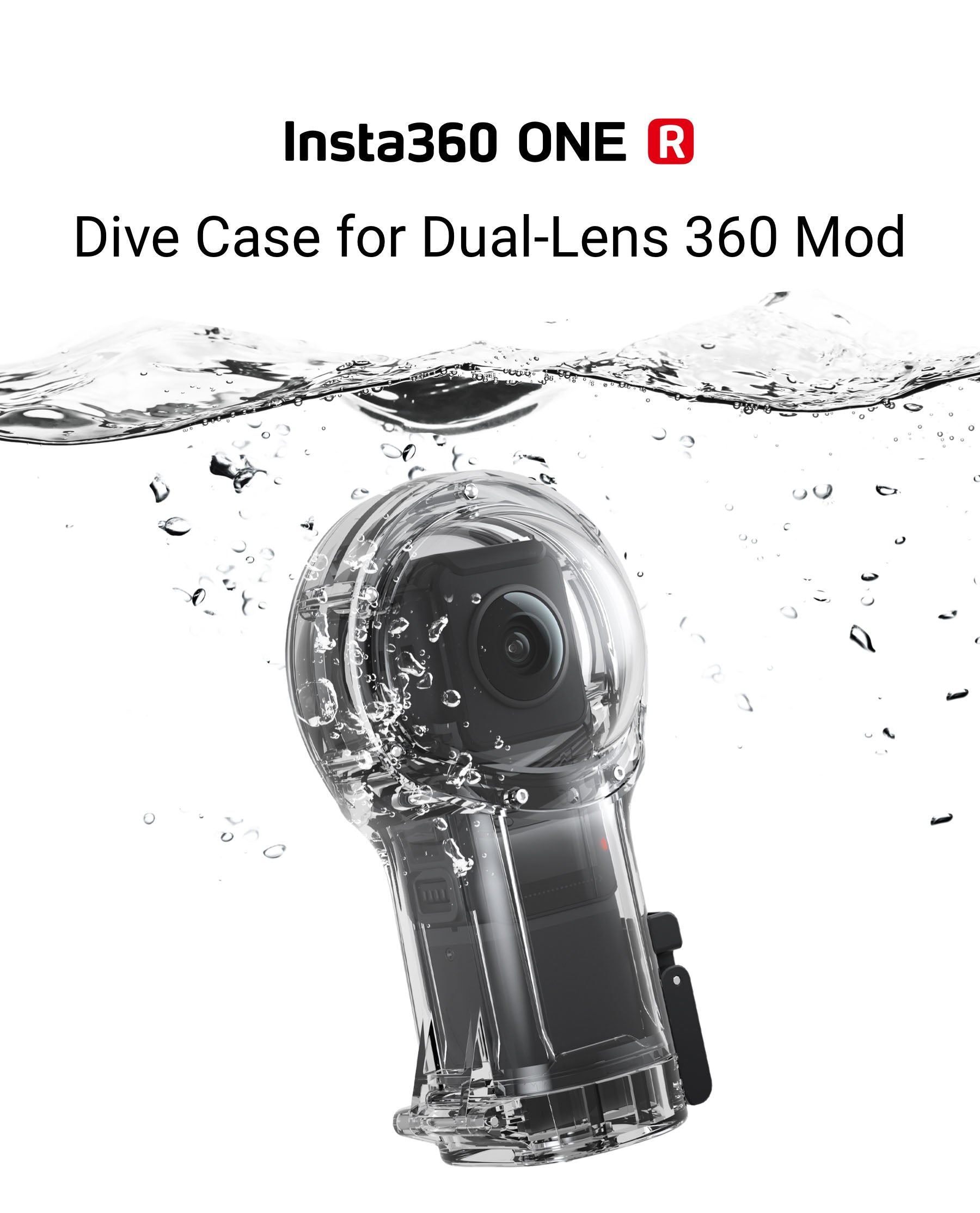 Insta360 One RS/R Dive Case - For 360 Lens Dive Case Only