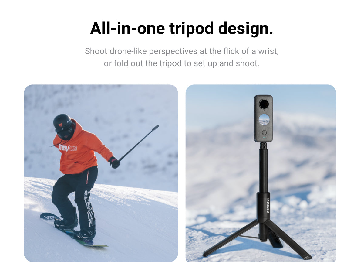 Insta360 2-in-1 Invisible Selfie Stick + Tripod SG Seller