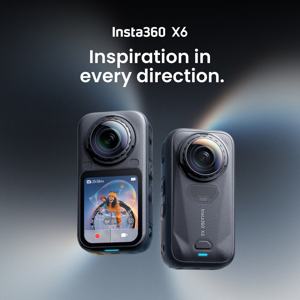 Insta360 X6- Ultimate Action Camera 8K50fp 360° Camera