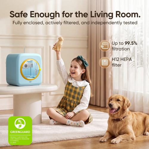 (Pre-order) Ugee Funbox 3D Printer- One click print, Safe & Fun｜Home-Friendly Air Protection｜AI Creative Modeling｜Endless Playful Models