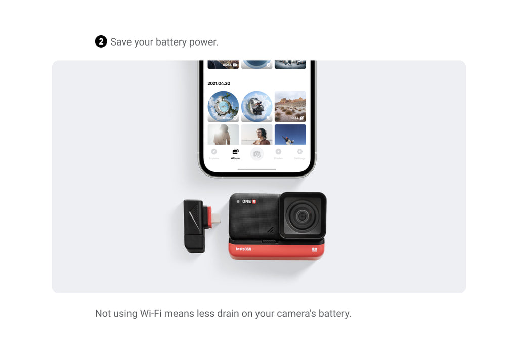 Insta360 Quick Reader Compatible with One X2 / One R Cameras