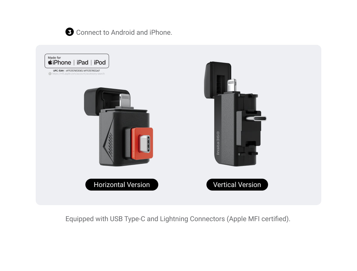 Insta360 Quick Reader Compatible with One X2 / One R Cameras