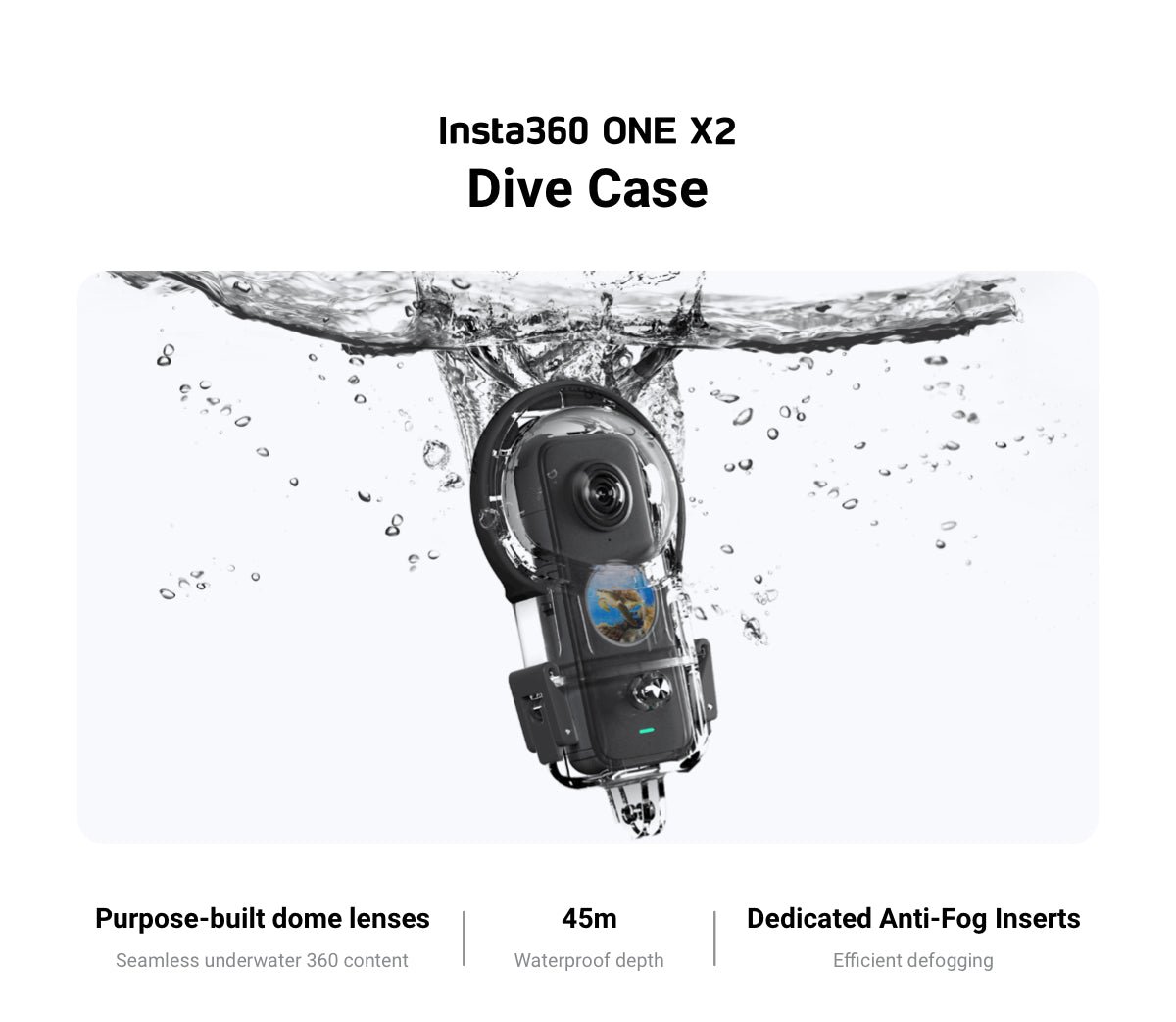 Insta360 One X2 Dive Case
