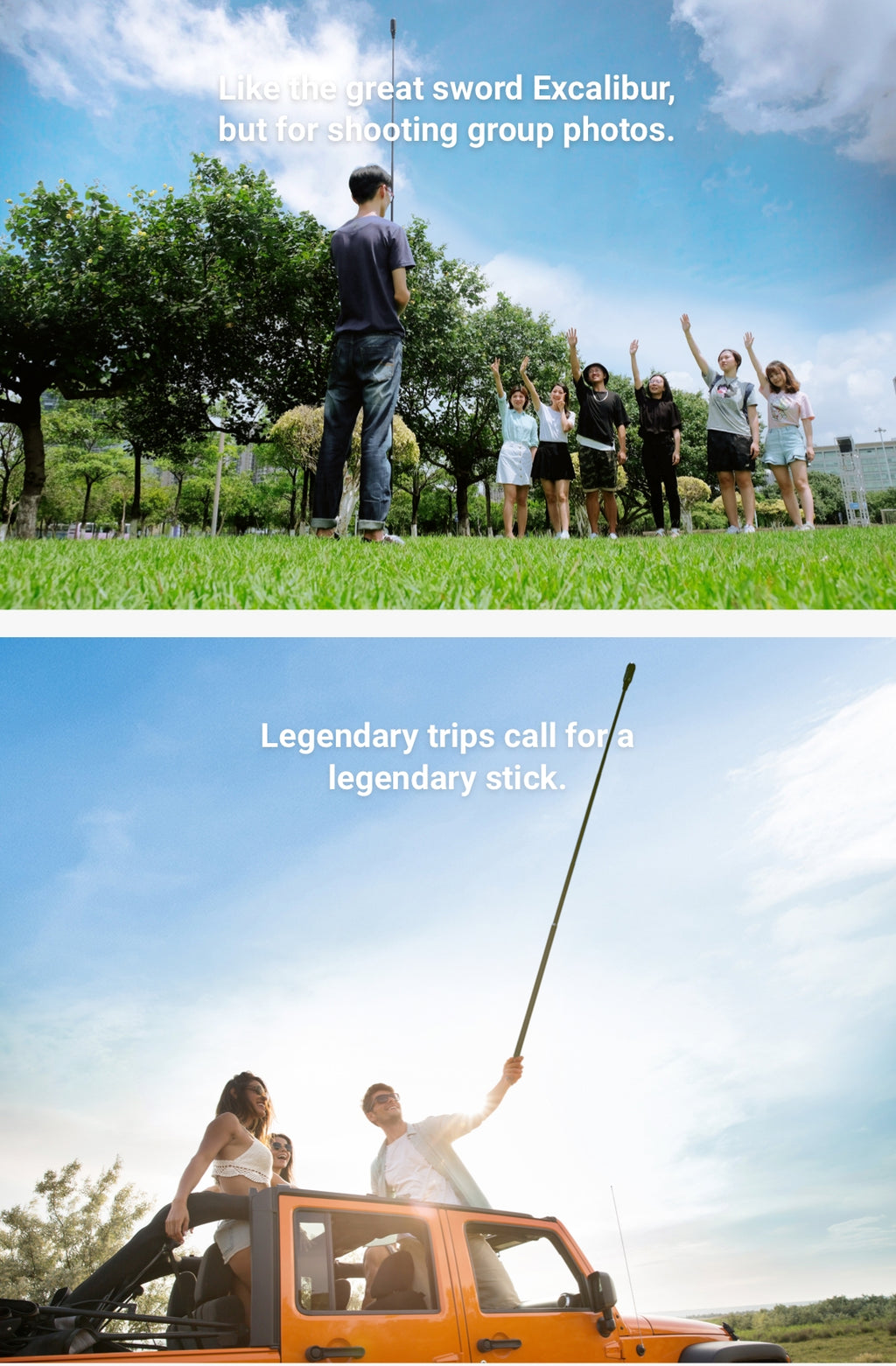 Extended Edition Selfie Stick GO 3S, X4, Ace Pro, Ace, GO 3, X3, ONE RS (Twin/4K), ONE X2, ONE R, ONE X, ONE (36cm to 3 Metres)