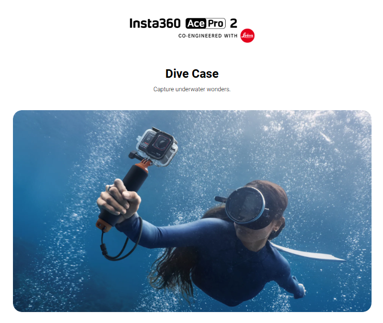 Insta360 Ace Pro 2 Dive Case