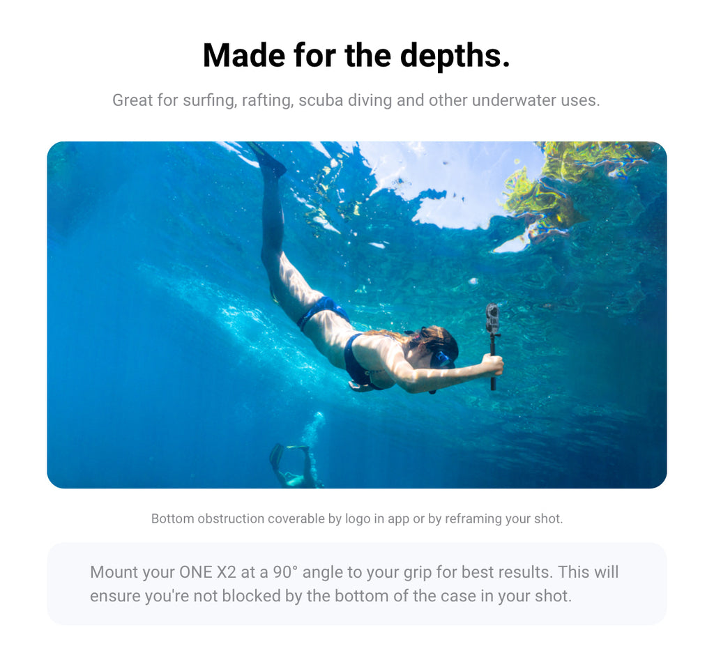 Insta360 One X2 Dive Case