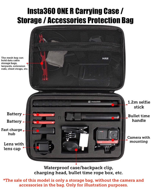 Carrying Case for Insta360 One R / RS ( 360 , 1 Inch , 4k Mod ) Carry Bag