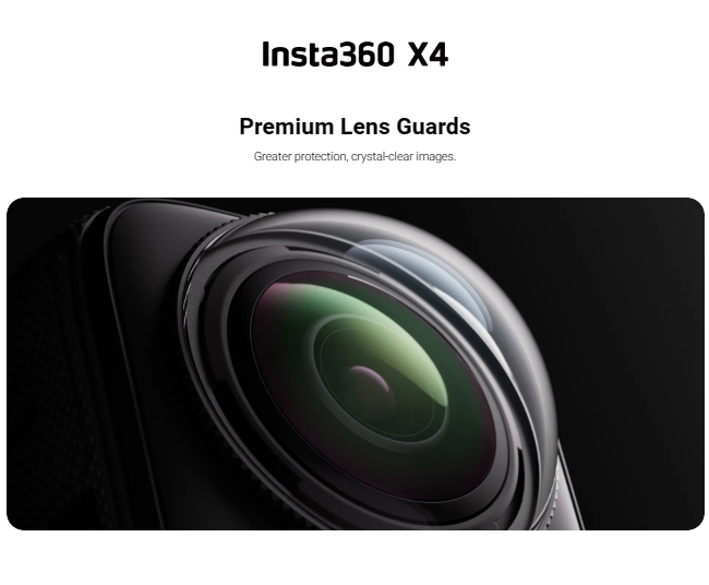 Insta360 X4 Premium Lens Guards