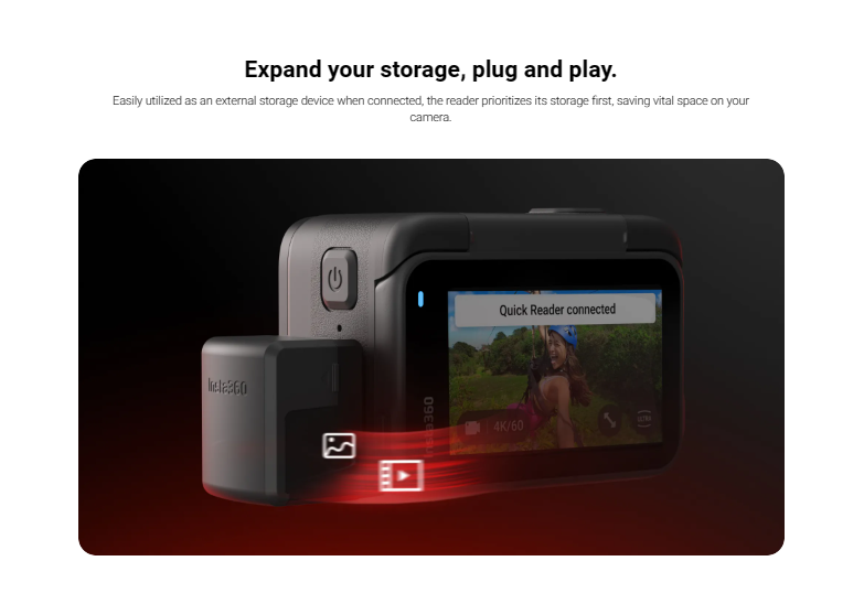 Quick Reader for Insta360 Ace Series ( Ace Pro 2 / Ace Pro / Ace )