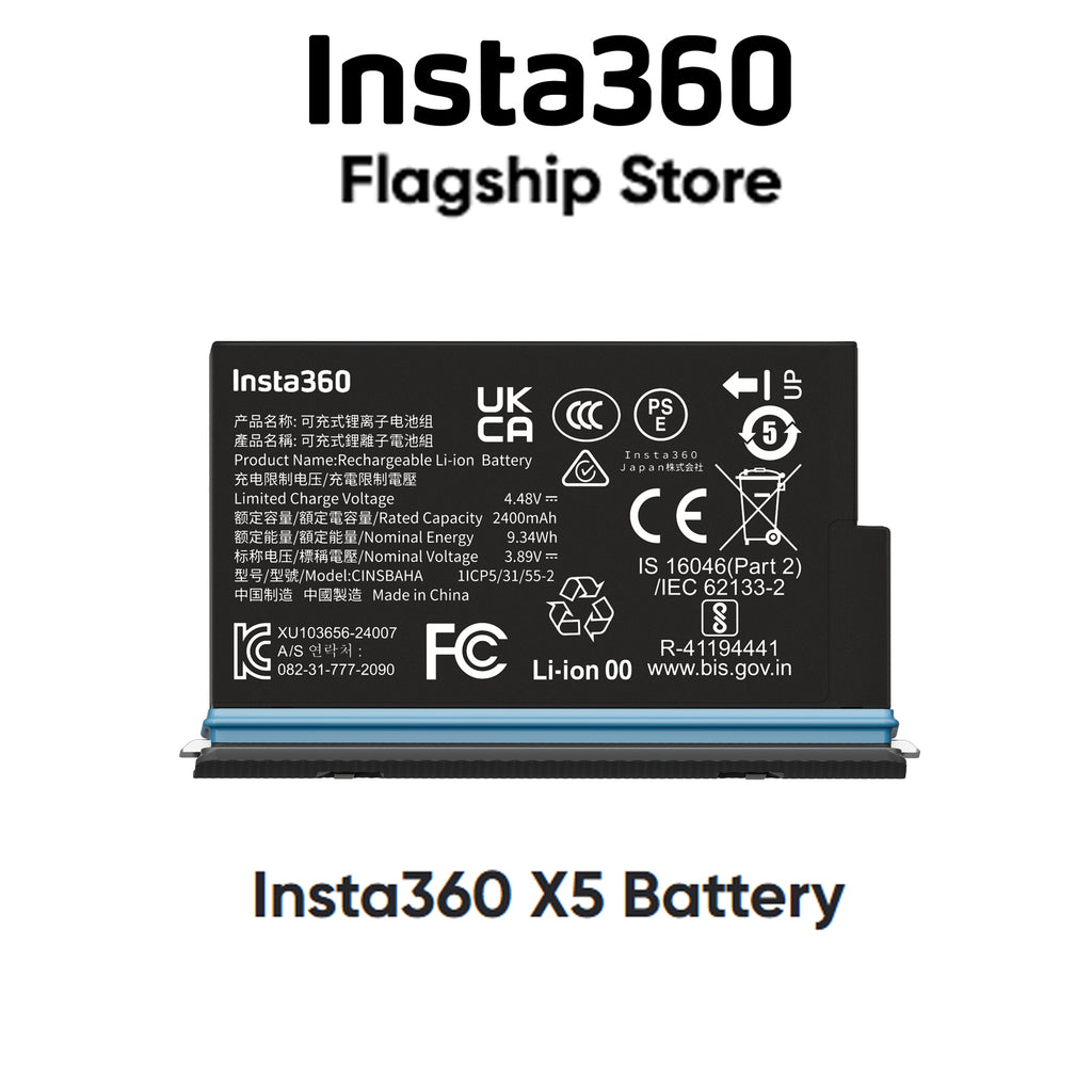 Insta360 X5 Battery Black / Satin White