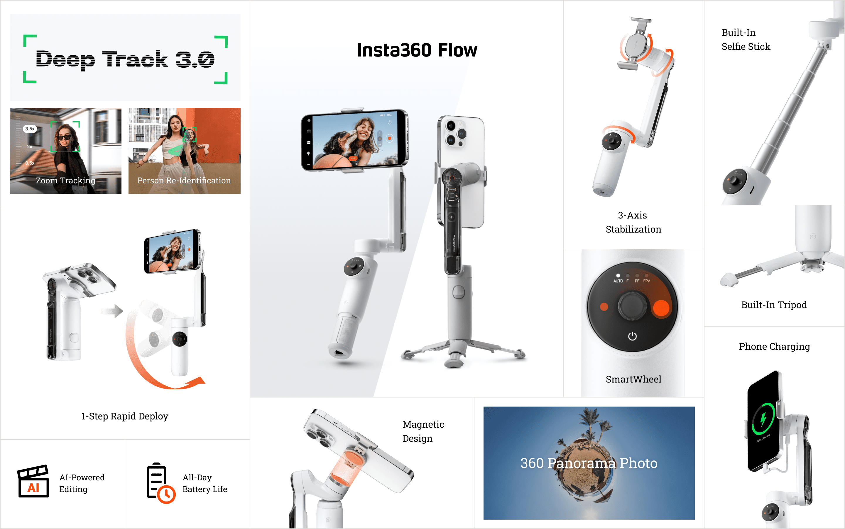 Insta360 Flow - The AI Tracking Stabilizer