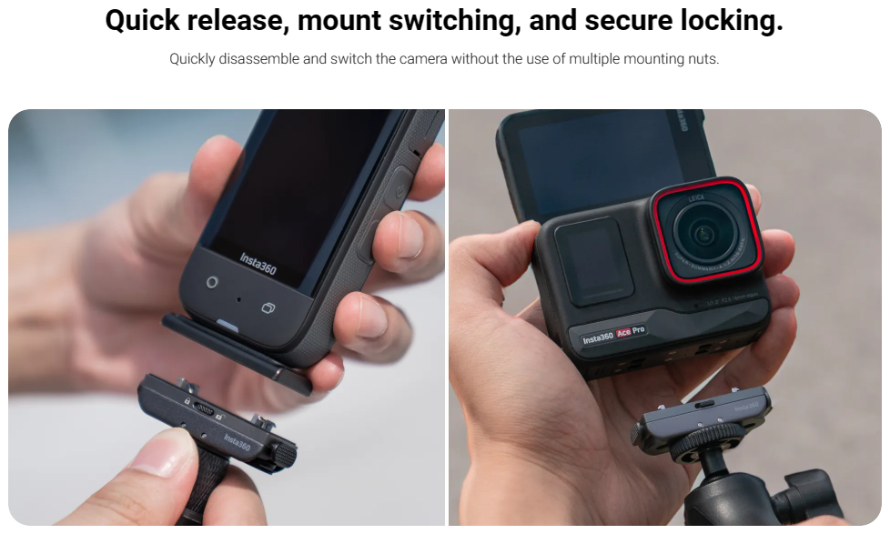 Insta360 Quick Release Mount 2.0
