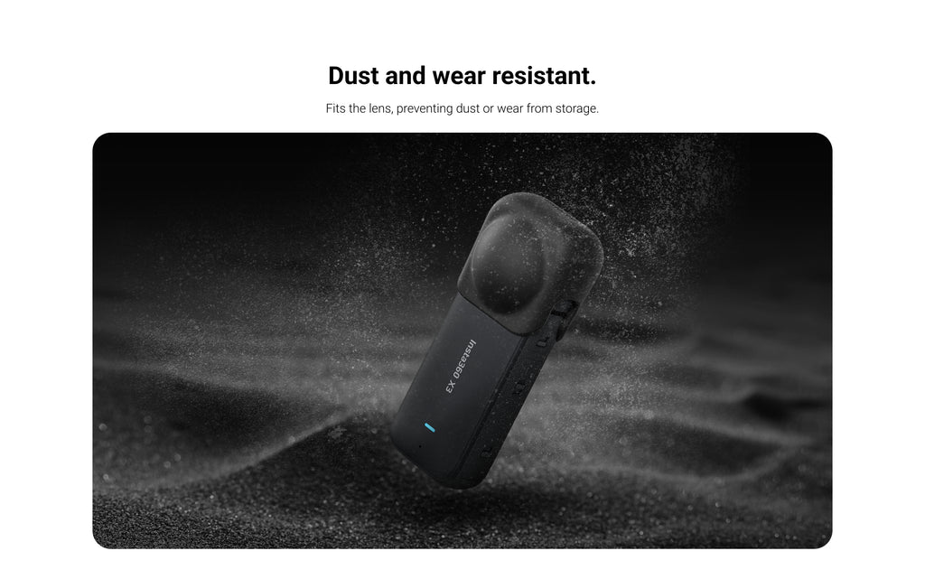 Insta360 X3 Lens Cap | Extra, all-round protection for your lenses