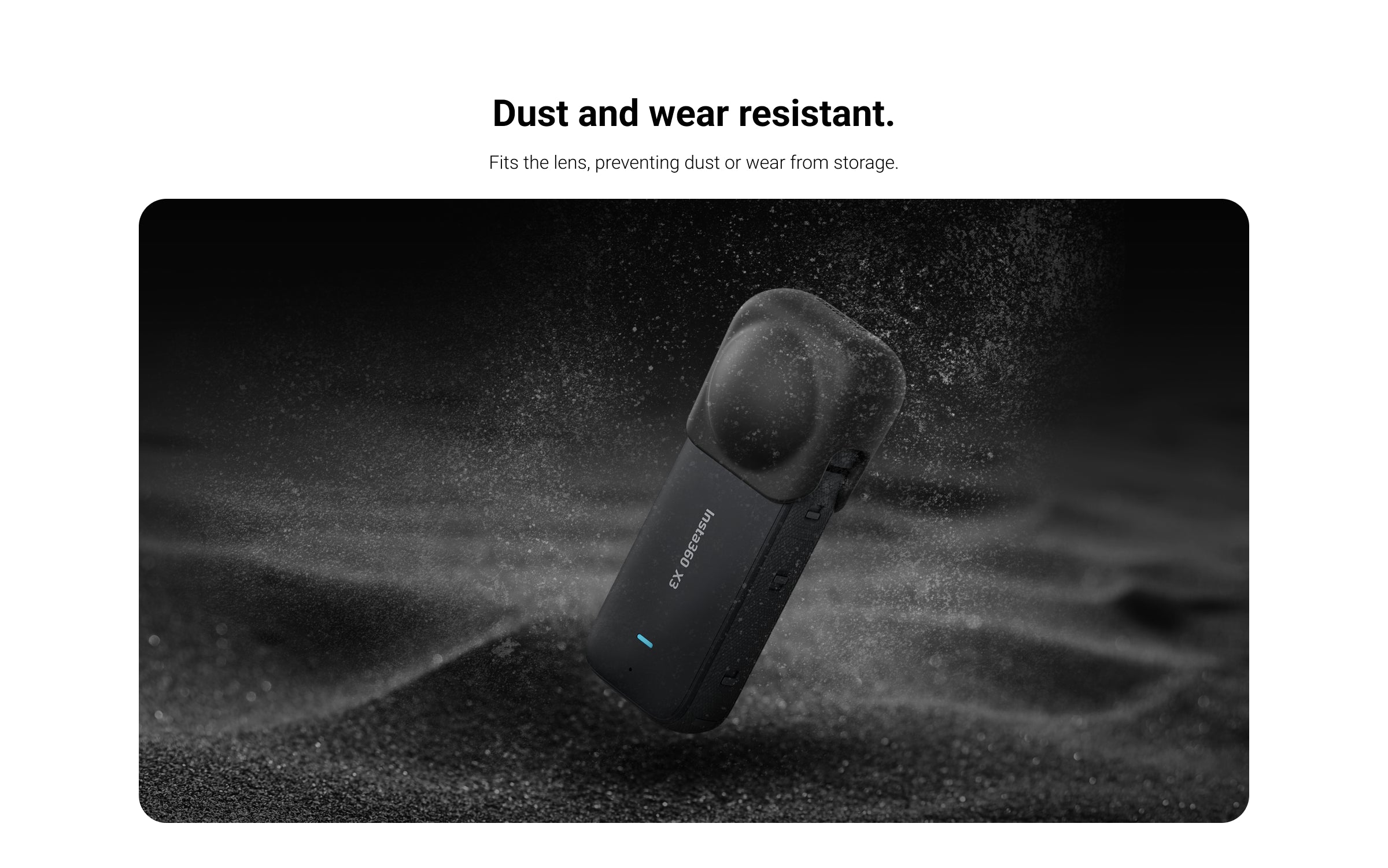 Insta360 X3 Lens Cap | Extra, all-round protection for your lenses
