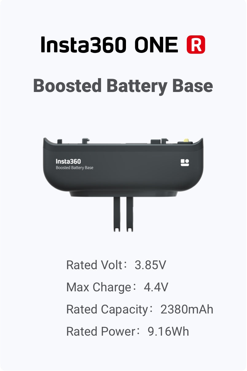 Insta360 ONE R Battery Base / Fast Charge Hub / Boosted Battery Base / Vertical Battery Base | Ready Stocks Ready Stocks