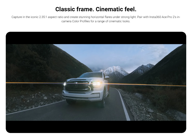 Insta360 Cinematic Lens for Insta360 Ace Pro 2