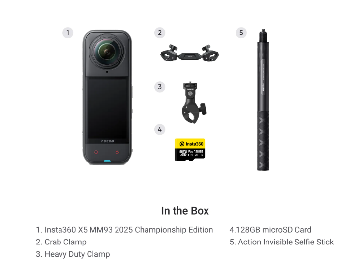 Insta360 X5 MM93 2025 Championship Edition