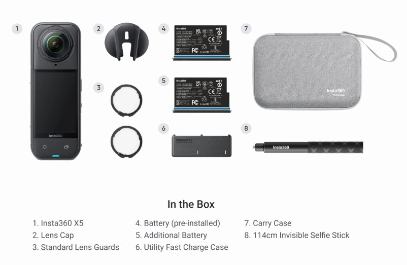 Insta360 X5 Essential Bundle