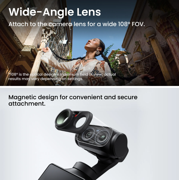 Insta360 Luna Ultra- Handheld Pocket 8K Gimbal Camera with Dual Lenses and Detachable Screen Display (Pre order)