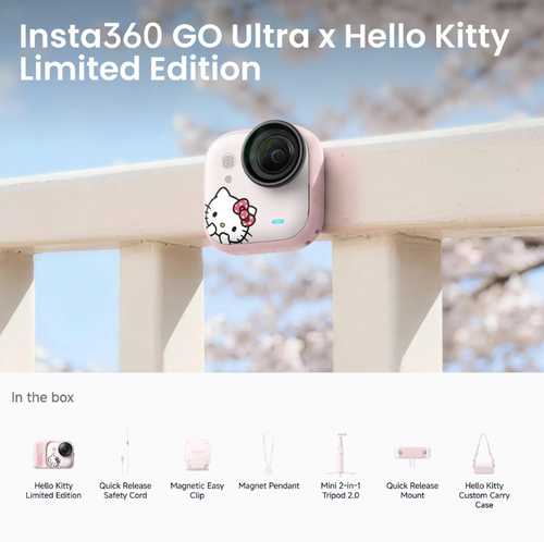 (Pre-Order) Insta360 Go Ultra Hello Kitty Limited Edition Sakura Pink