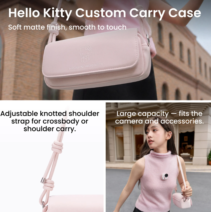(Pre-Order) Insta360 Go Ultra Hello Kitty Limited Edition Sakura Pink