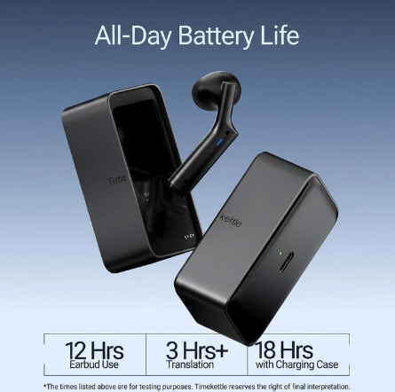 Timekettle W4 Plus - AI Interpreter Earbuds Pocket AI Interpreter, Understand Clearly, Translate Accurately Anywhere