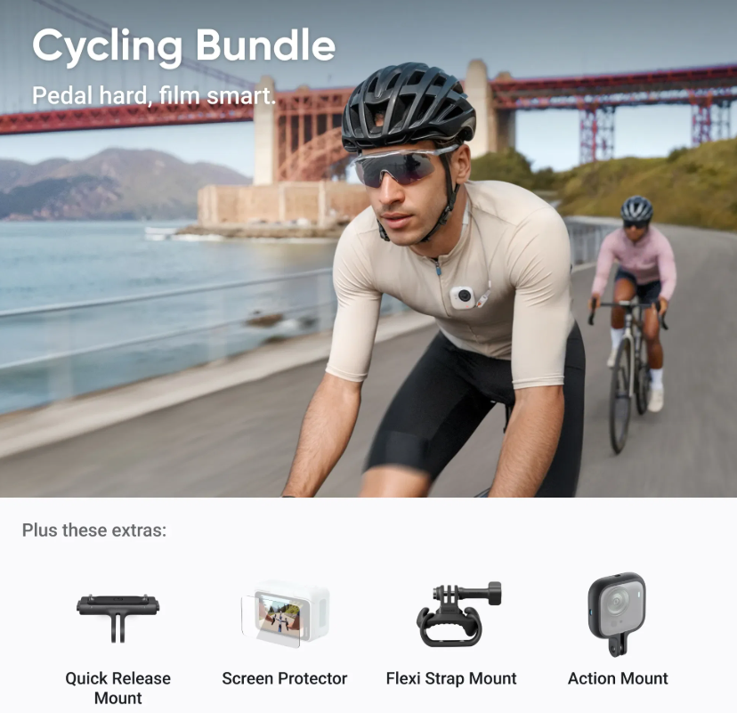 Insta360 Go Ultra Premium Cycling Bundle