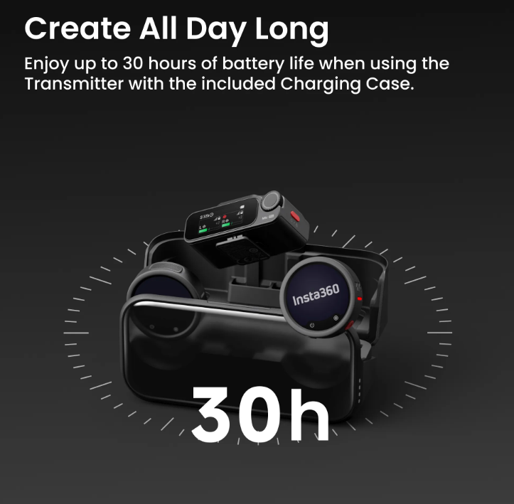 Insta360 Mic Pro - Advanced Wireless Microphone