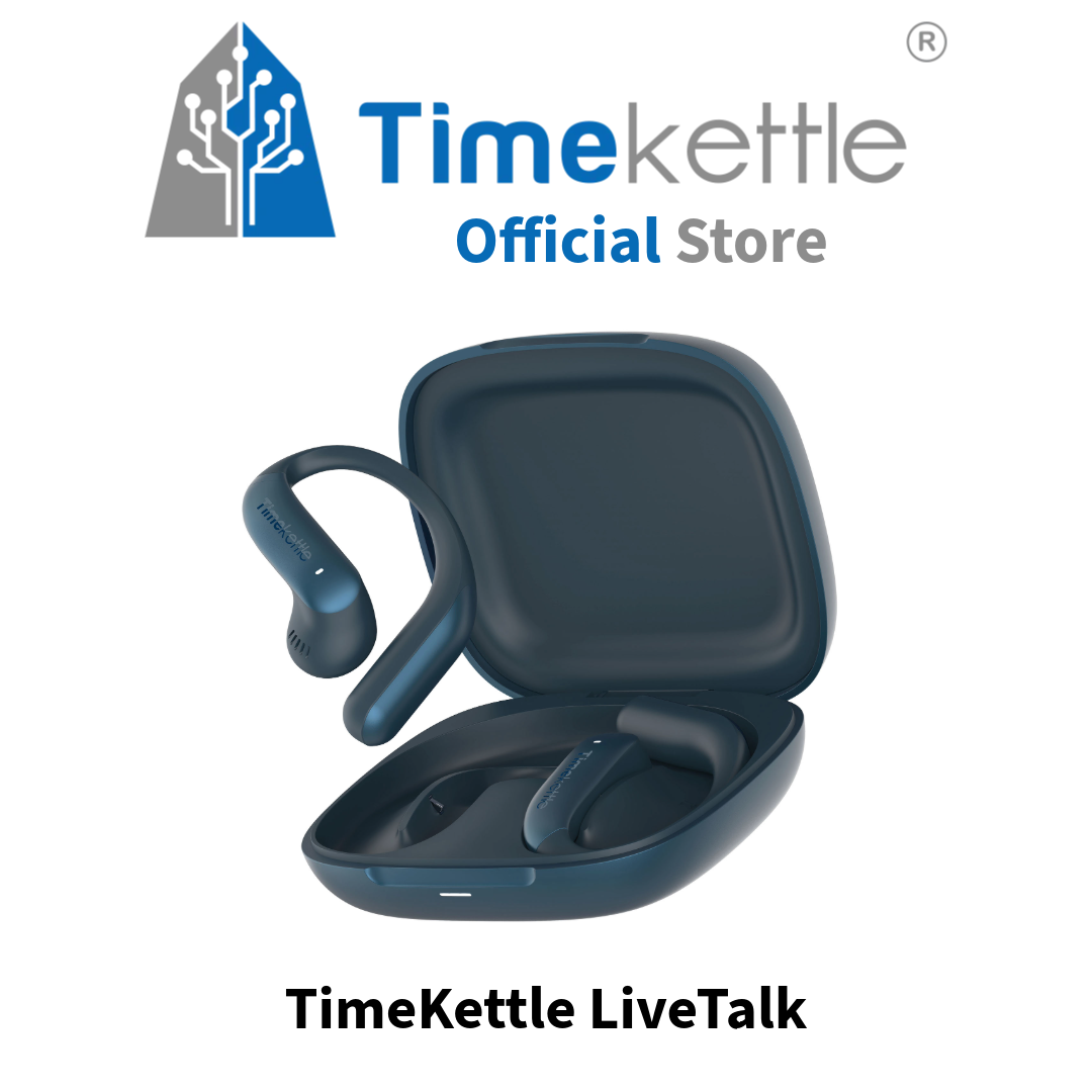 TimeKettle LiveTalk AI Translation Earbuds-All-Day Companion with Smart Translation. Understanding that Connects.