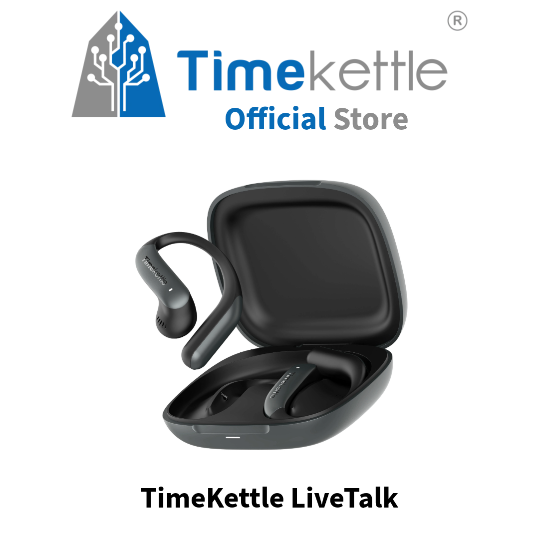 TimeKettle LiveTalk AI Translation Earbuds-All-Day Companion with Smart Translation. Understanding that Connects.