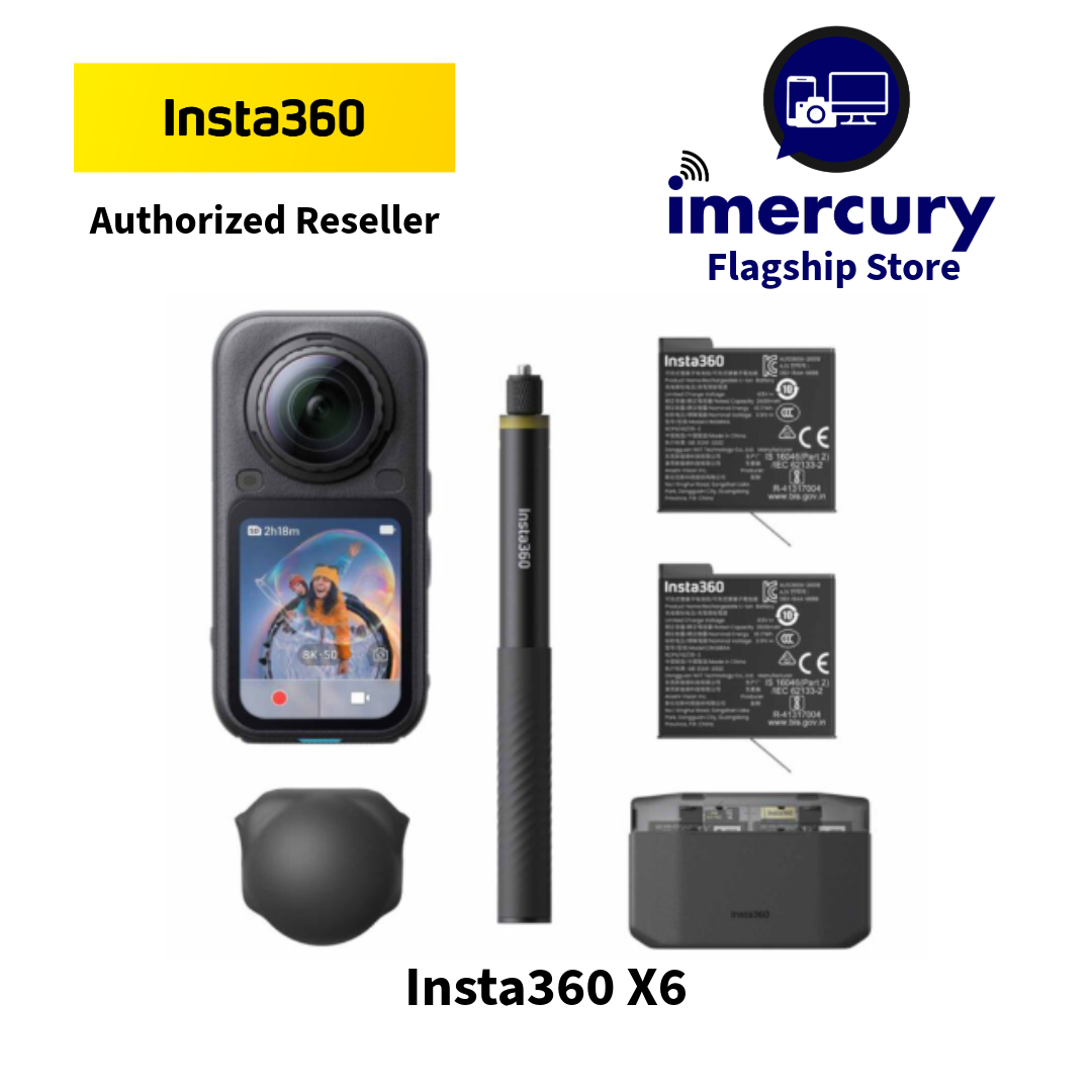 Insta360 X6- Ultimate Action Camera 8K50fp 360° Camera