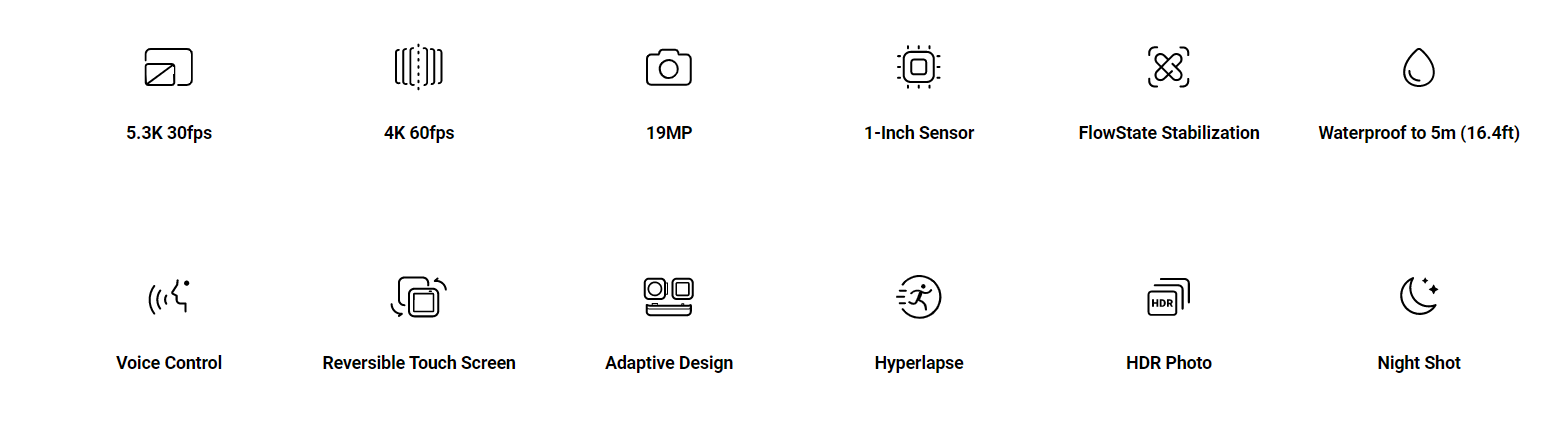 Insta360 ONE R 1 Inch Edition Interchangeable Lens Action Cam / Creator Kit
