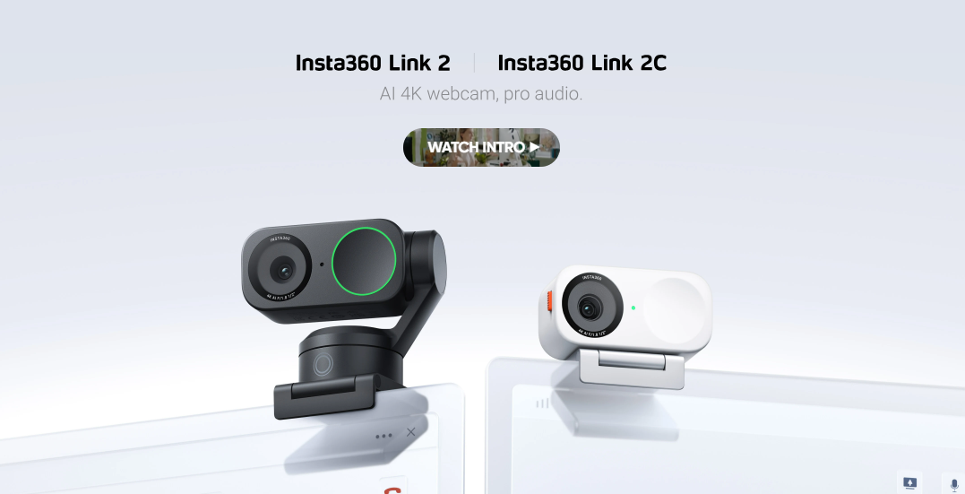 Insta360 Link 2 and Link 2C