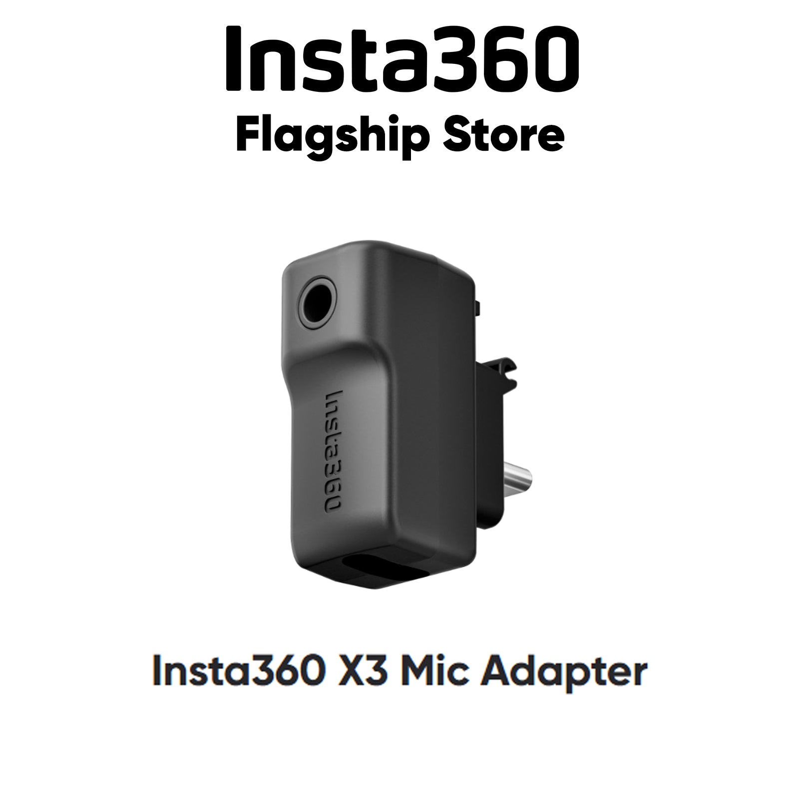 Insta360 X3 Mic Adapter | External microphone adapter for your camera