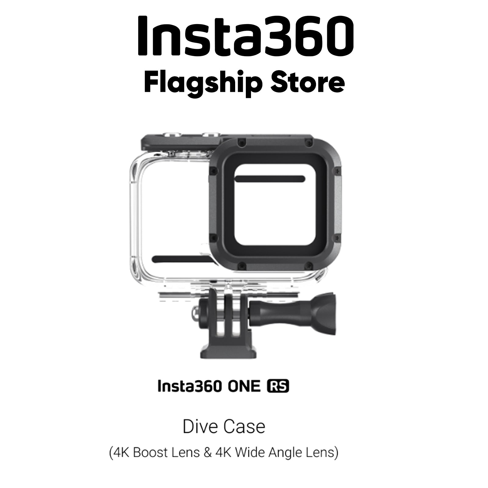 Insta360 ONE RS / R Dive Case For 4K Boost Lens & 4K Wide Angle Lens (Dive case Only)