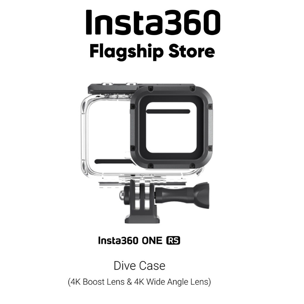 Insta360 ONE RS / R Dive Case For 4K Boost Lens & 4K Wide Angle Lens (Dive case Only)