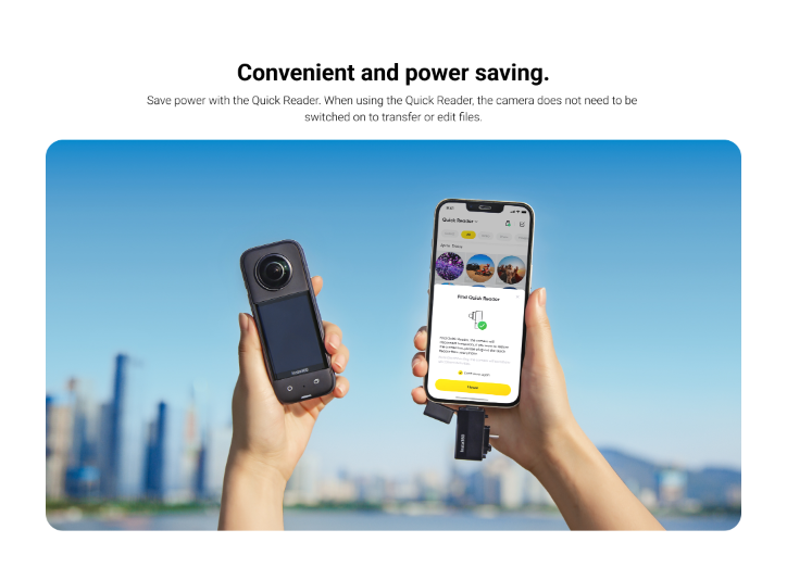 Insta360 X3 Quick Reader