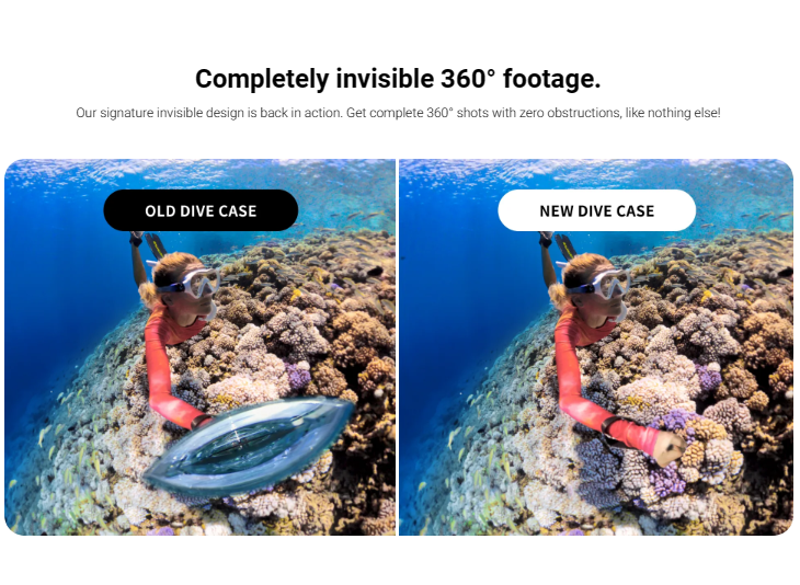 Insta360 X4 Invisible Dive Case