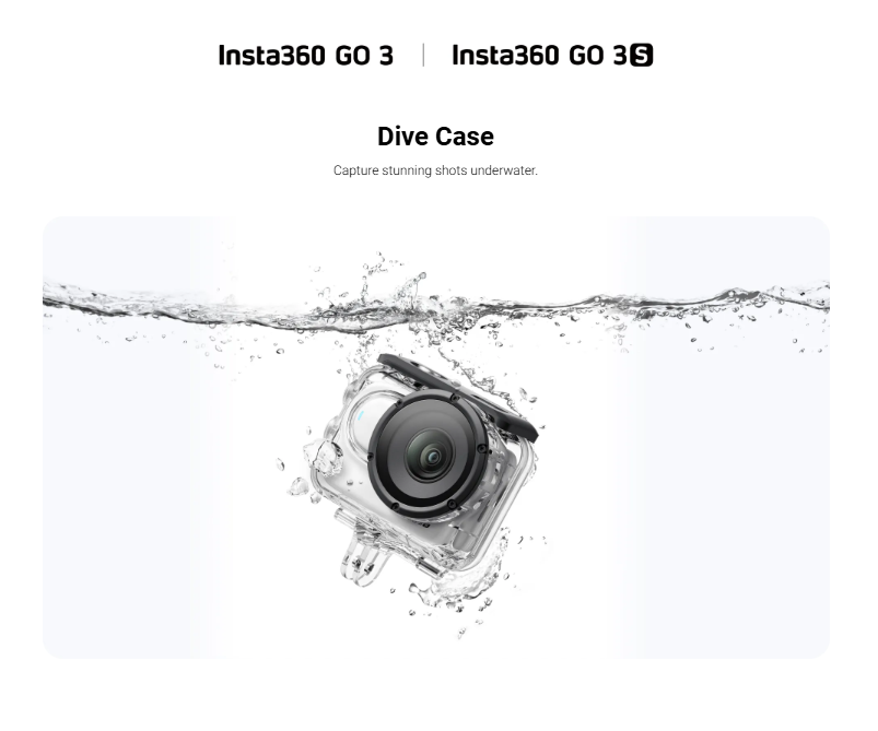 Insta360 GO 3/GO 3S Dive Case
