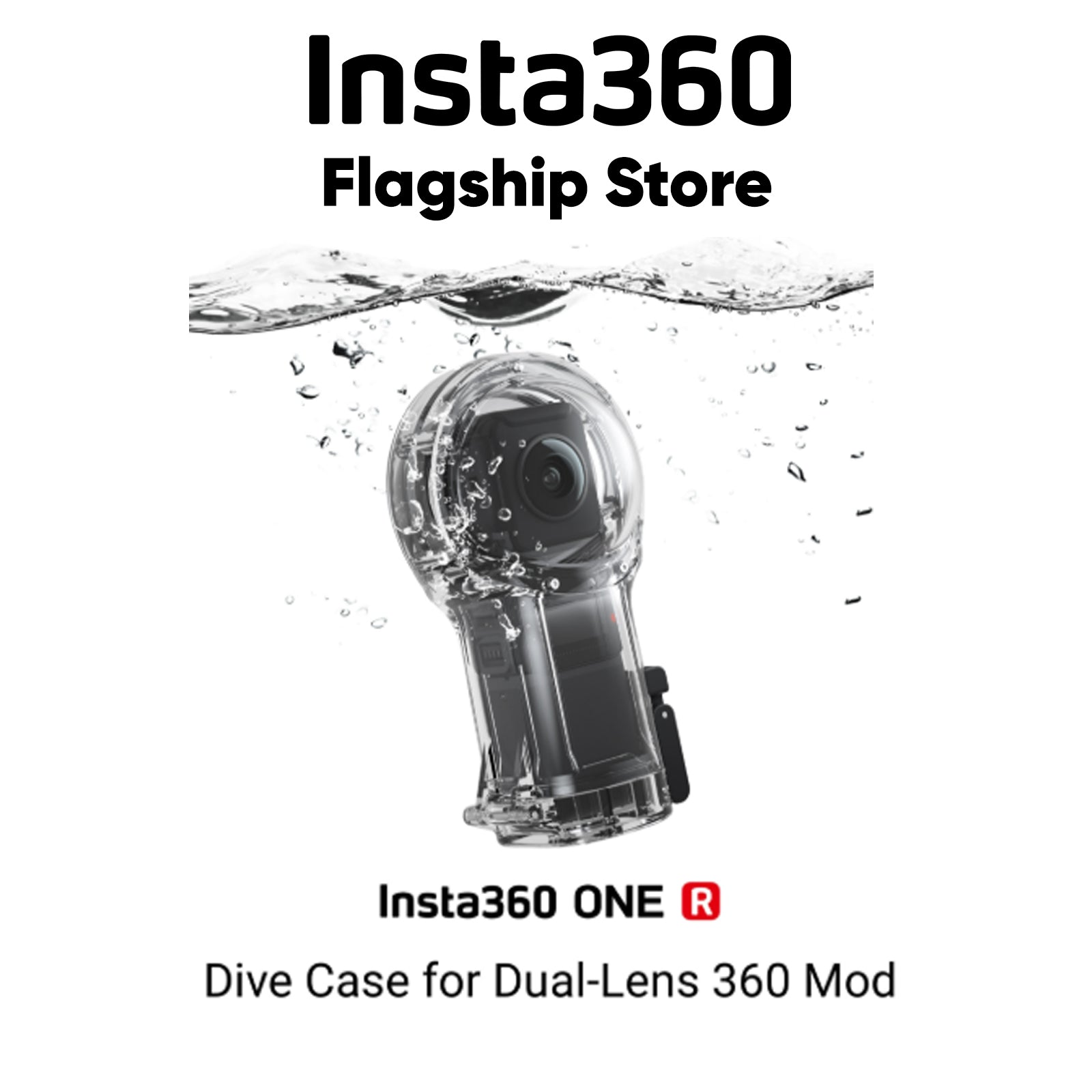 Insta360 One RS/R Dive Case - For 360 Lens Dive Case Only