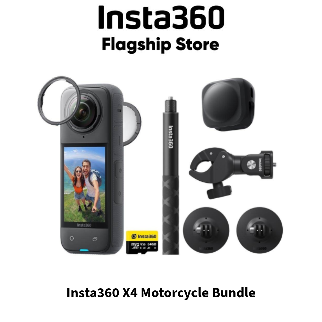 Insta360 X4 Motorcycle Bundle