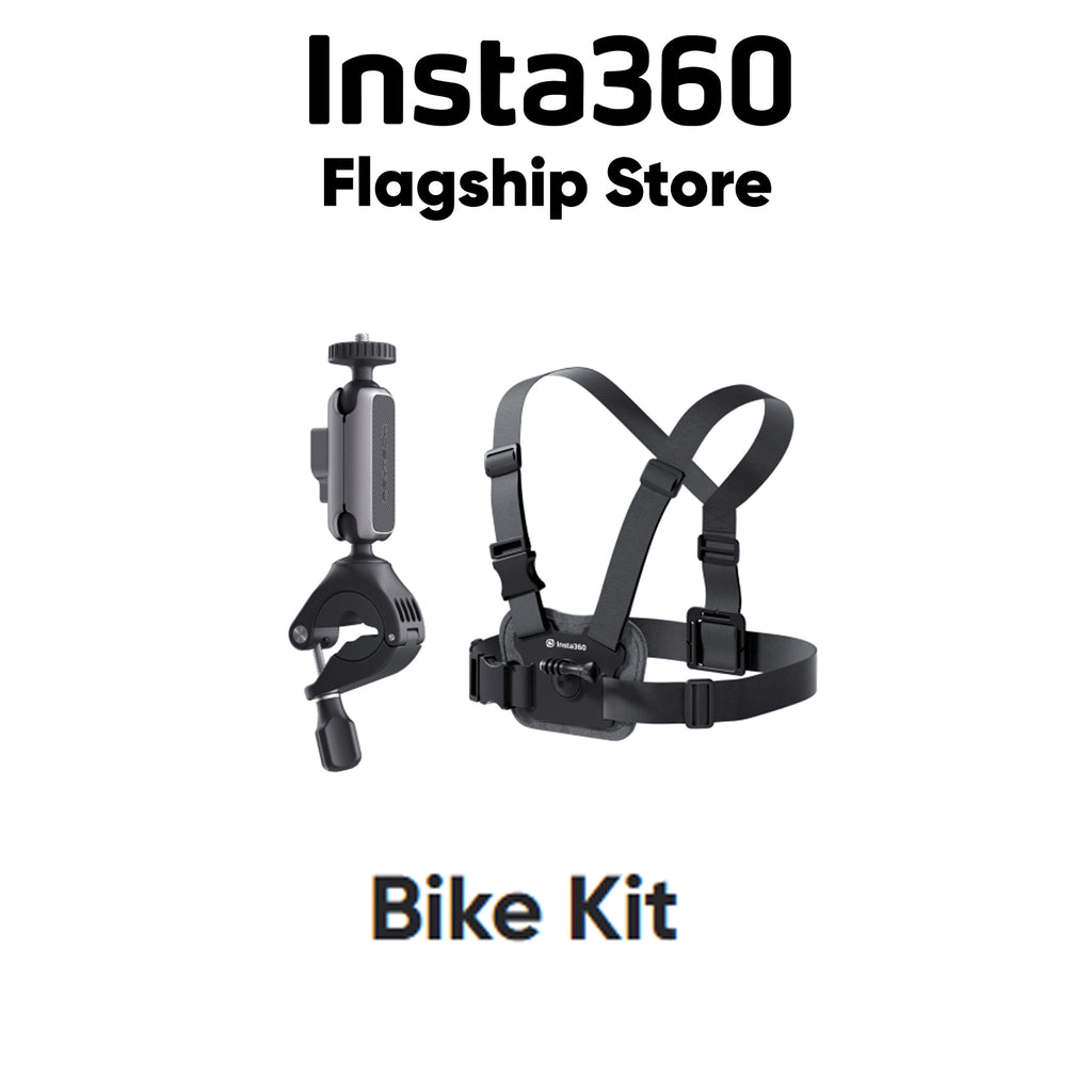 Insta360 Bike Kit - Ace Pro 2, X4, GO 3S, Ace Pro, Ace, GO 3, X3, ONE RS (Twin/4K), GO 2, ONE X2, ONE R, ONE X