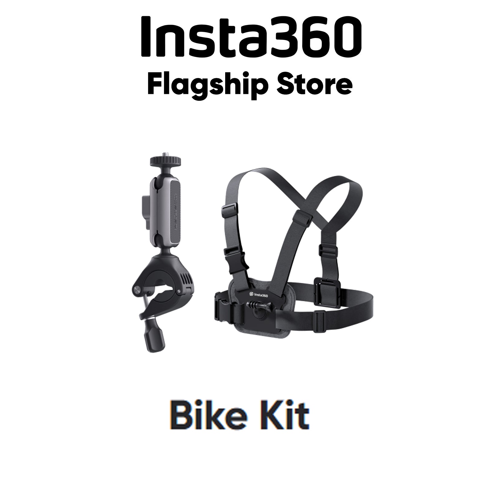 Insta360 Bike Kit - Ace Pro 2, X4, GO 3S, Ace Pro, Ace, GO 3, X3, ONE RS (Twin/4K), GO 2, ONE X2, ONE R, ONE X
