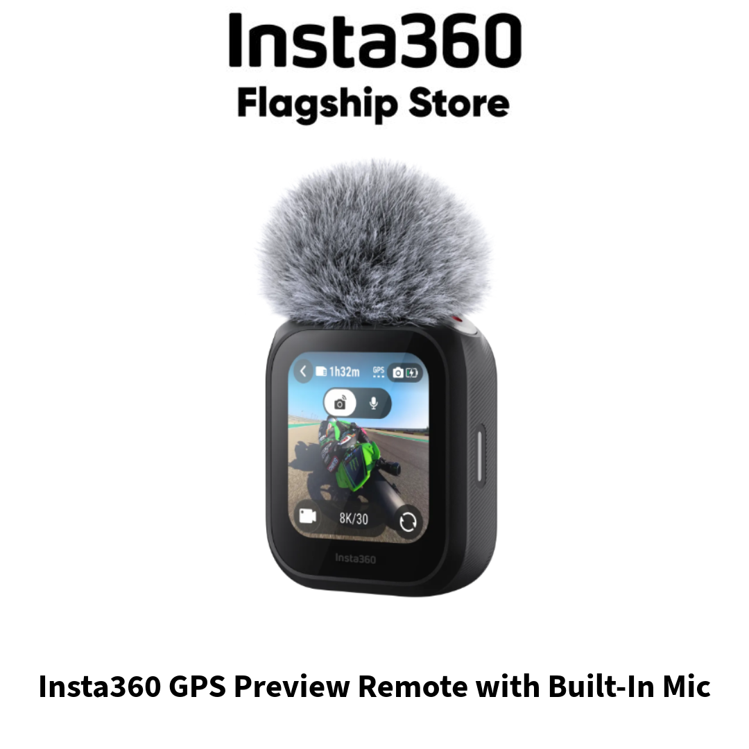 Insta360 GPS Preview Remote with Built-In Mic