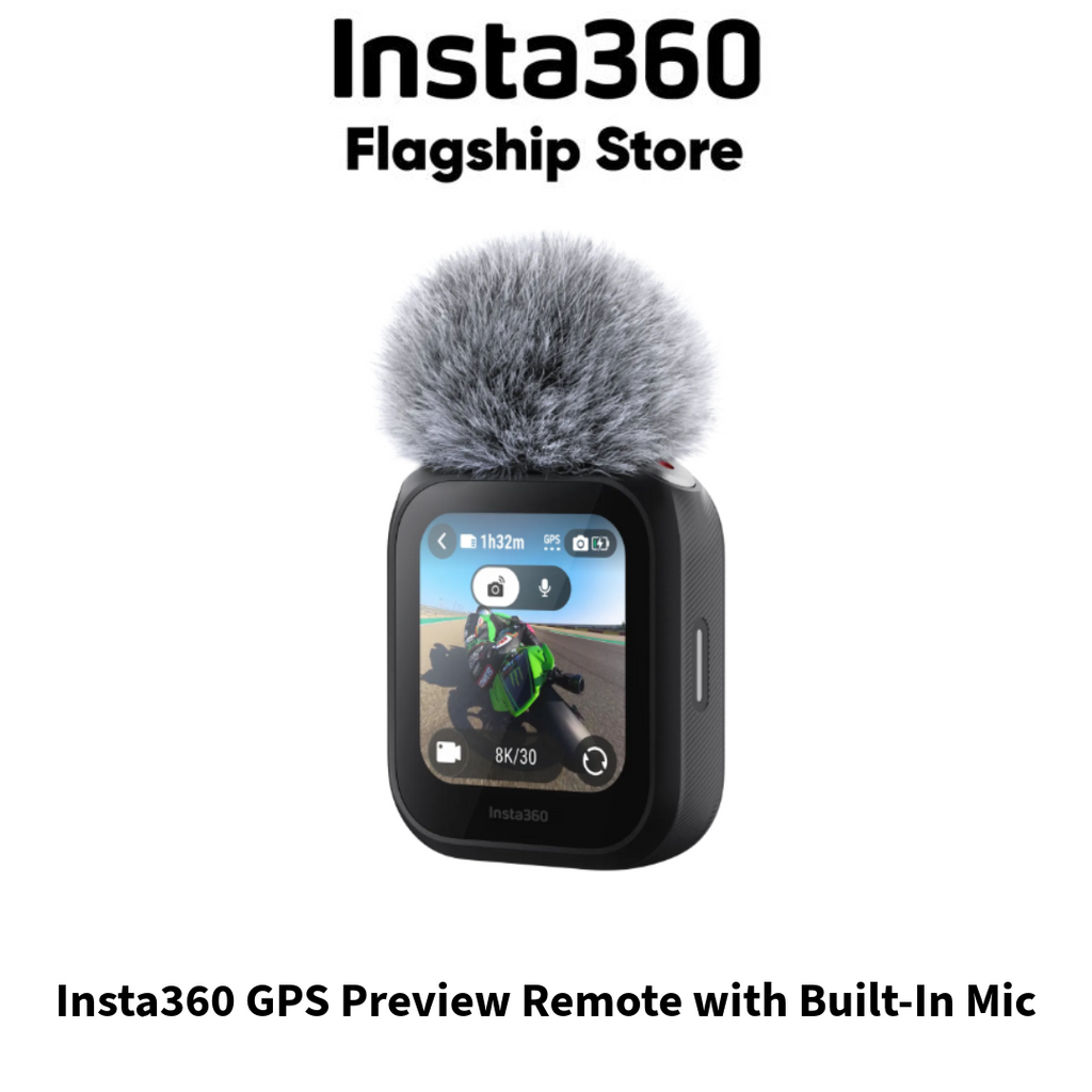Insta360 GPS Preview Remote with Built-In Mic
