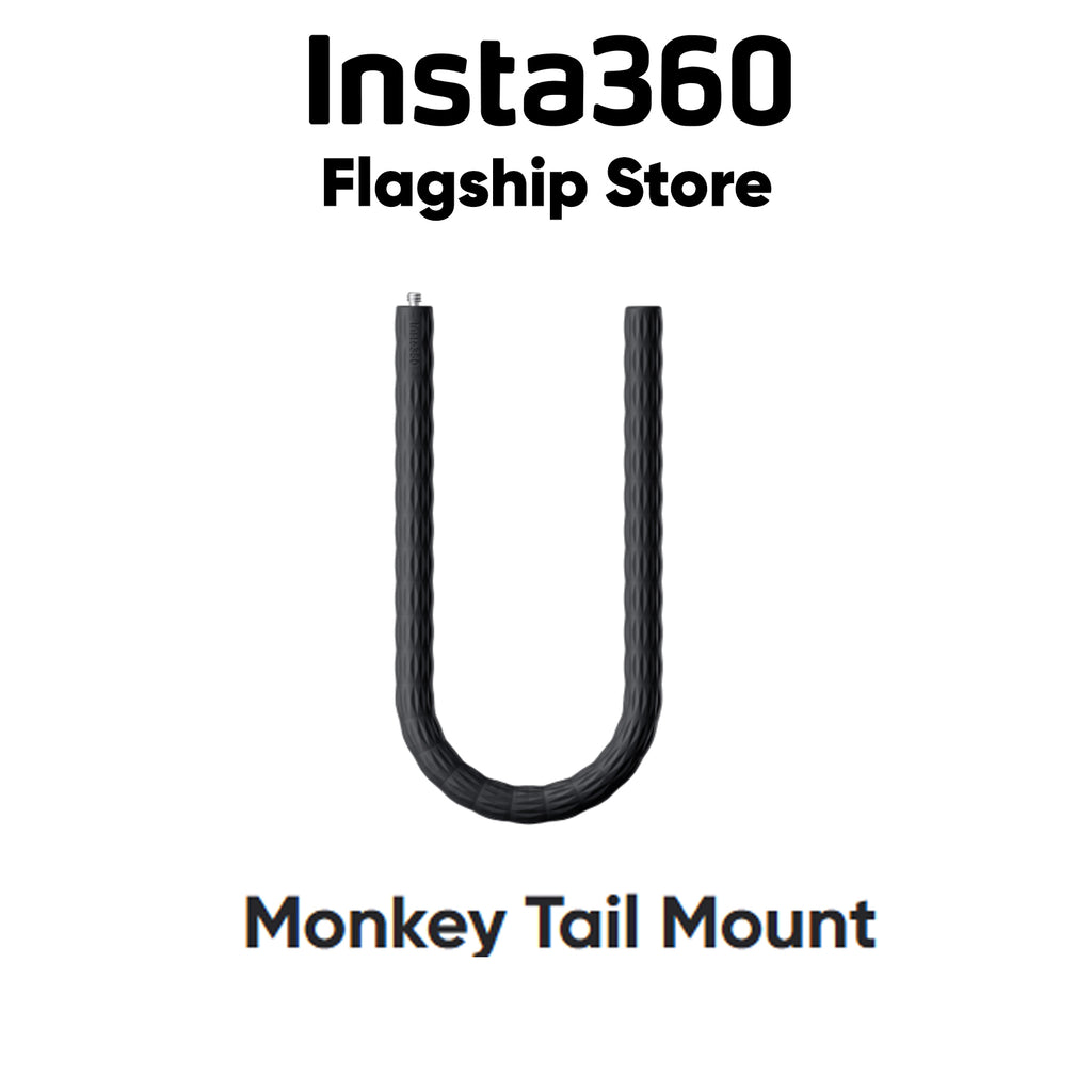 Insta360 Monkey Tail Mount ( Ace Pro 2, X4, GO 3S, Insta360 Ace Pro, Insta360 Ace, GO 3, X3, ONE RS (Twin/4K), GO 2, ONE X2,ONE R,ONE X )