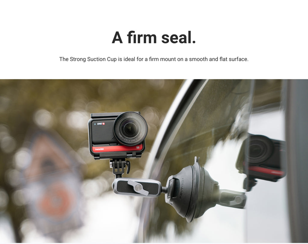 Insta360 Suction Cup Car Mount - X3,ONE RS,GO 2,ONE X2,ONE R,ONE X,ONE